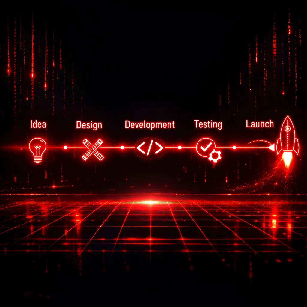 مدة تنفيذ موقع احترافي: جدول زمني واقعي من الفكرة للإطلاق