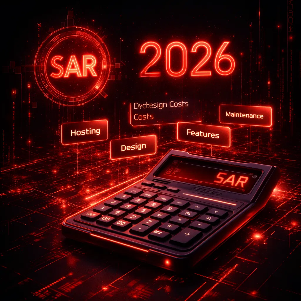 تكلفة تصميم موقع في السعودية 2026: عوامل السعر وكيف تخفضه