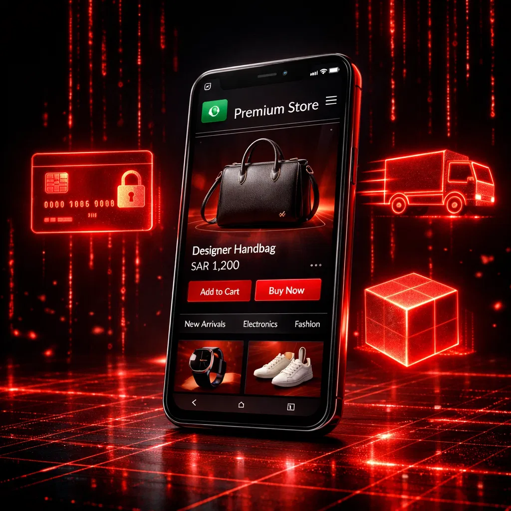تصميم متجر إلكتروني بالسعودية: الدفع والشحن وتجربة المنتج