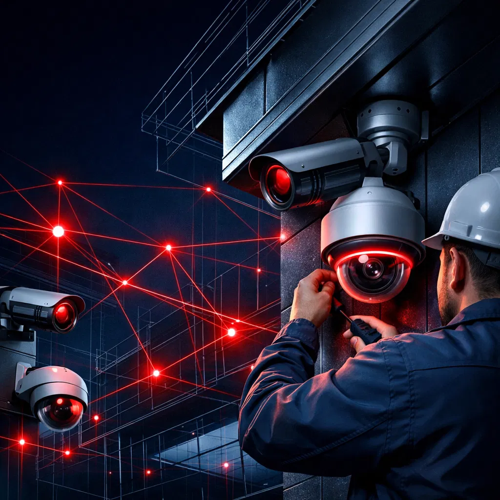 تركيب كاميرات مراقبة في الجبيل: أمان مضمون وتركيب احترافي