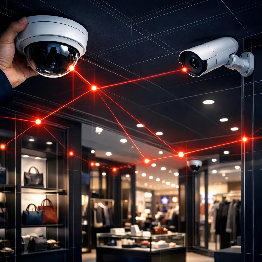 كاميرات محلات تجارية بالشرقية | حماية الكاشير - الحارس