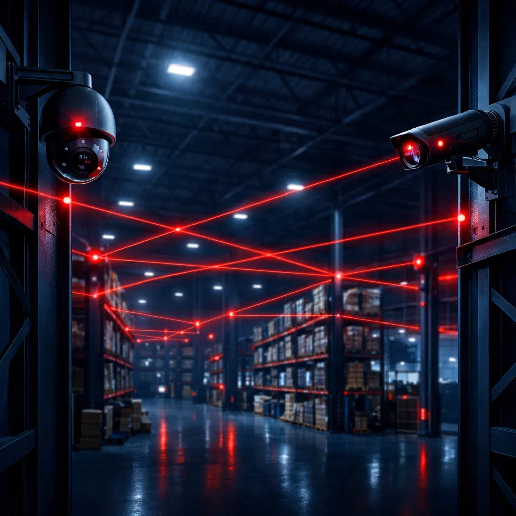 كاميرات مراقبة مستودعات الشرقية | حماية المخزون - الحارس