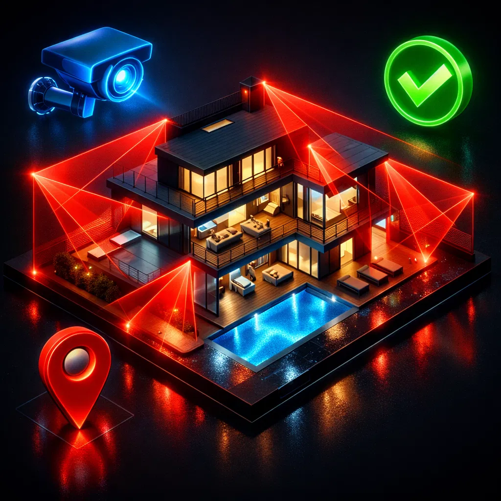 كم كاميرا تحتاج للفيلا؟ (خطة تغطية بسيطة)