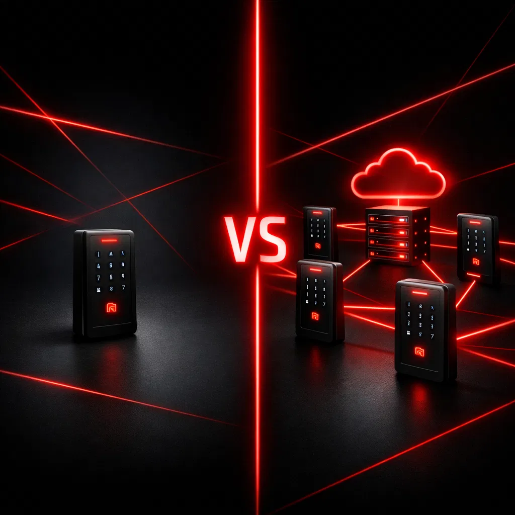 Standalone vs Networked: الفرق بين نظام أكسس كنترول مستقل ونظام مرتبط بالسيرفر