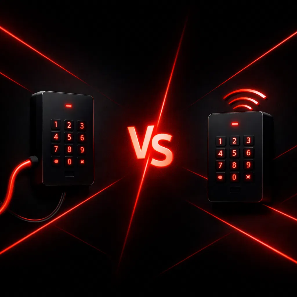 أكسس كنترول سلكي ولا لاسلكي؟ المميزات والعيوب وحالات الاستخدام