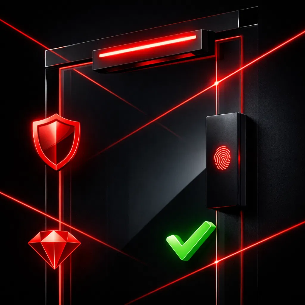 أكسس كنترول للأبواب الزجاج: أفضل حلول بدون تخريب