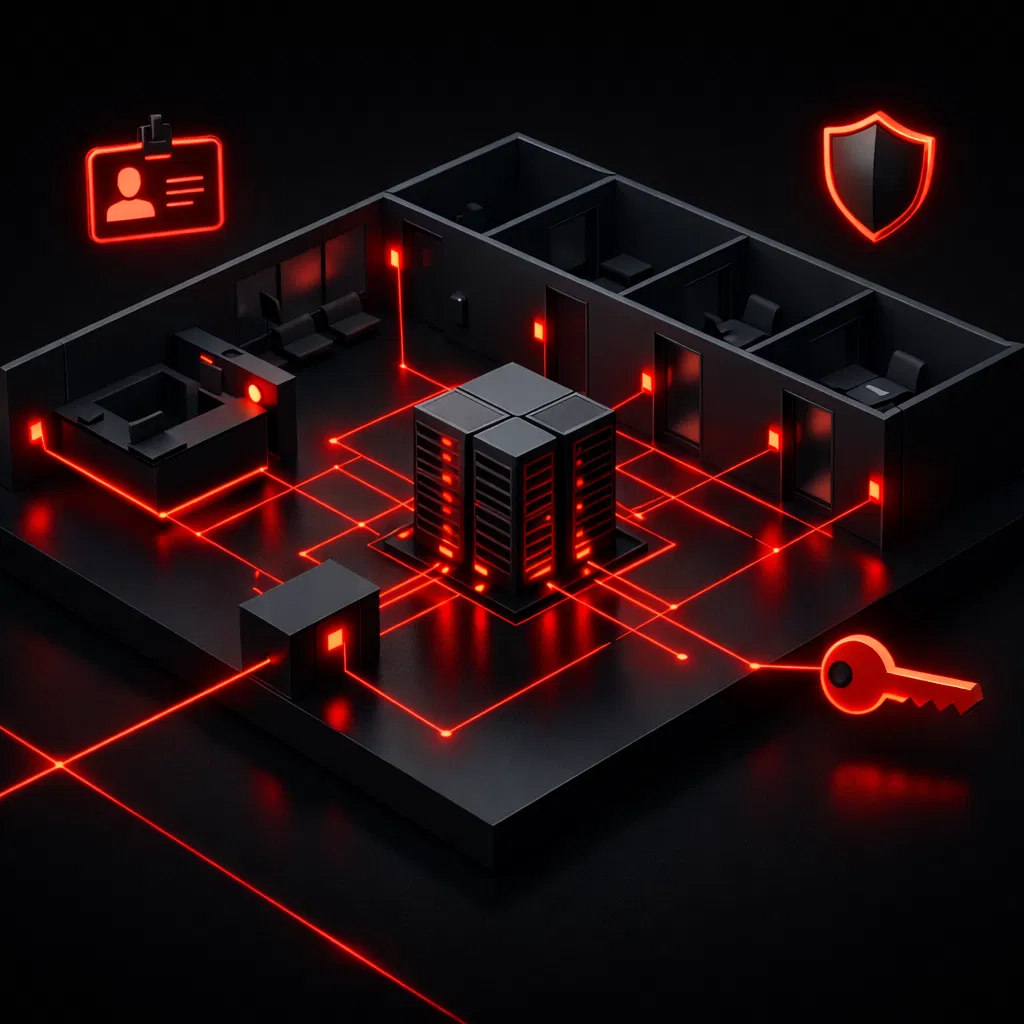 أفضل نظام أكسس كنترول للمكاتب: استقبال + غرف + صلاحيات موظفين