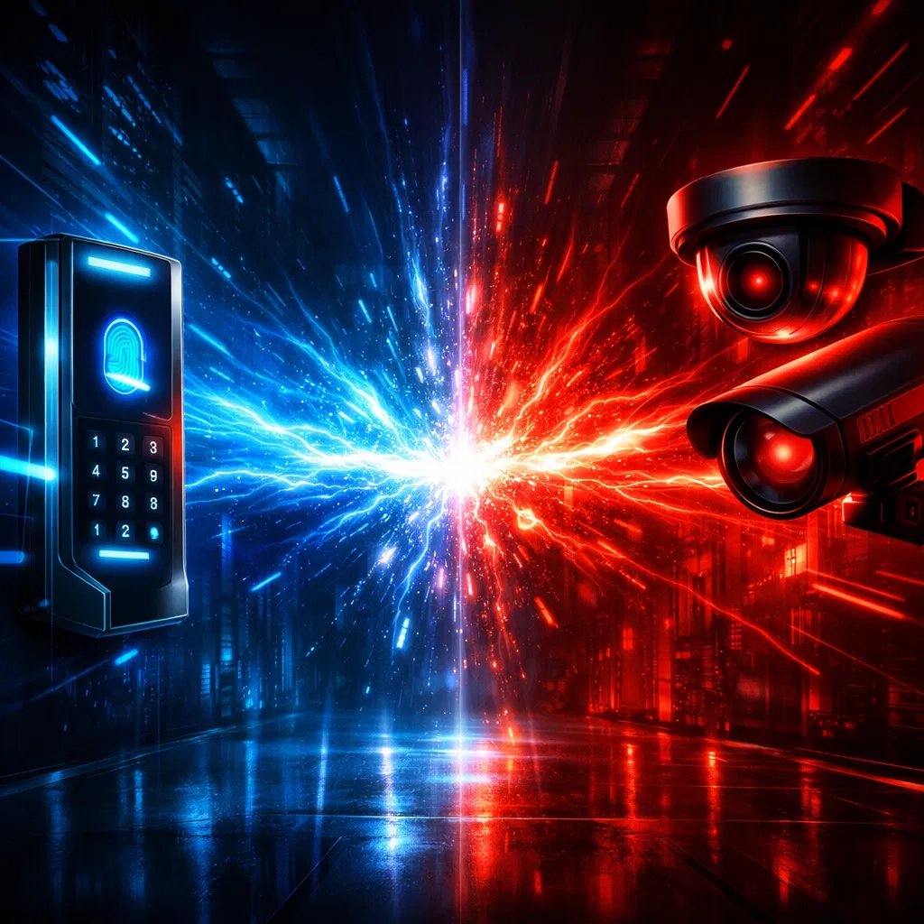 ربط الأكسس كنترول مع كاميرات المراقبة: متى يكون ضروري؟