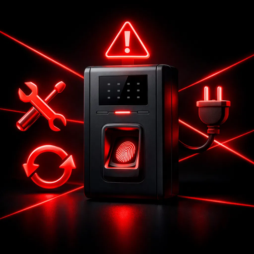 جهاز البصمة يفصل أو يعلّق: حلول عملية قبل ما تغيّر الجهاز