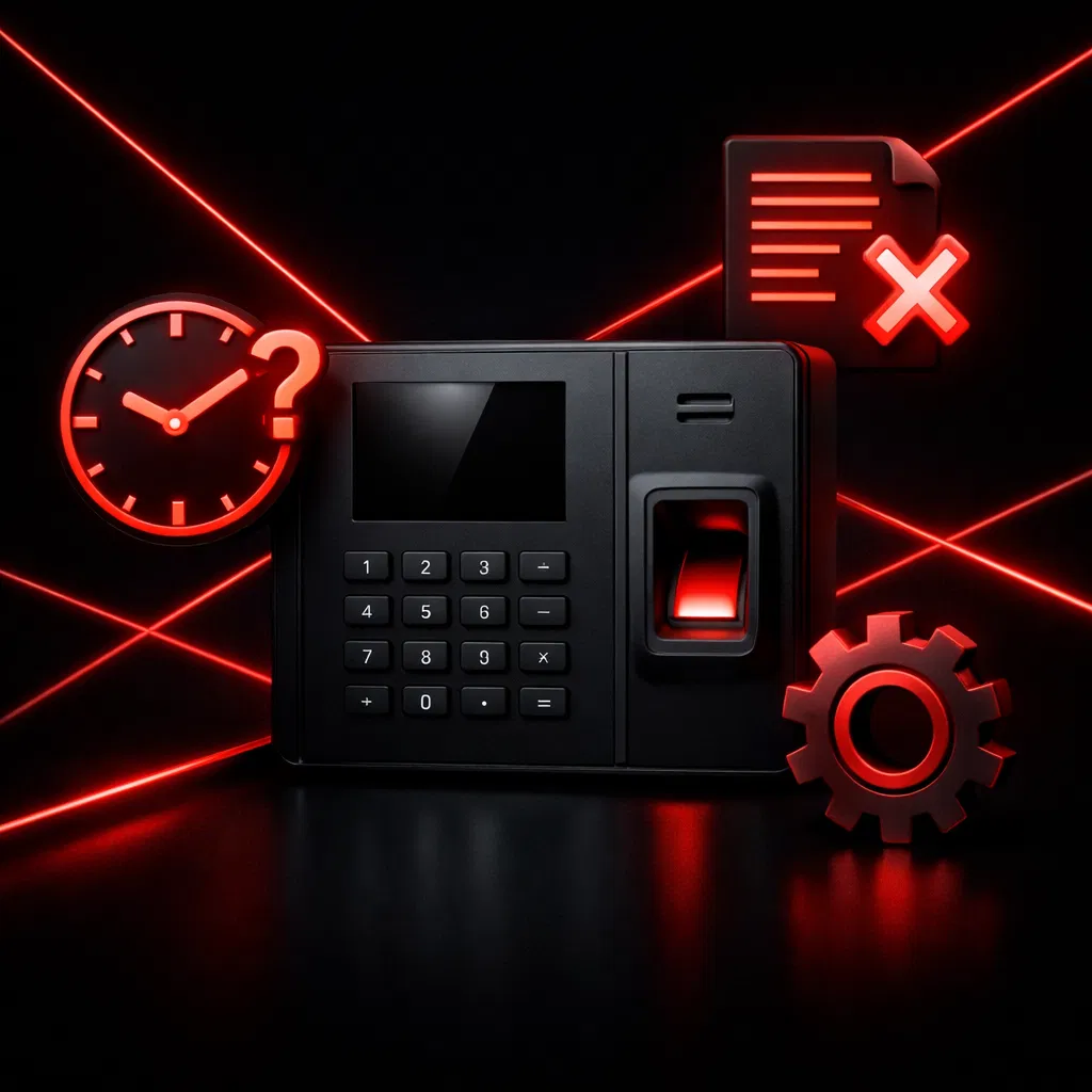 لماذا يسجّل النظام دخول/خروج غلط؟ حل مشاكل Time Attendance