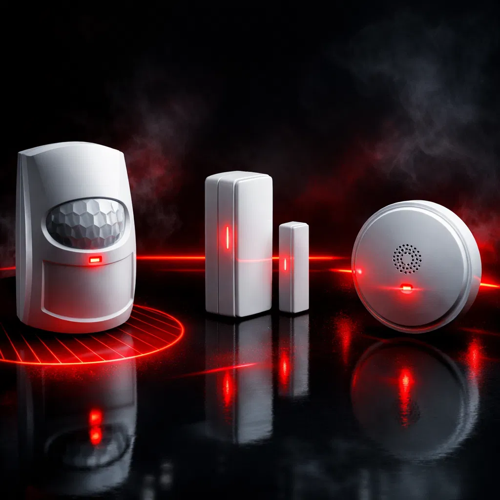 أفضل حساسات إنذار السرقة: حركة/مغناطيس/كسر زجاج 0569475864