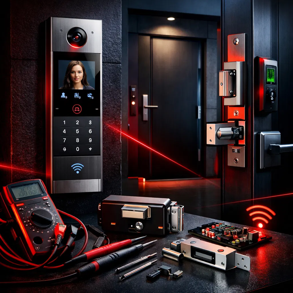 تركيب إنتركوم في الخبر فتح الباب + تقليل الأعطال 0569475864