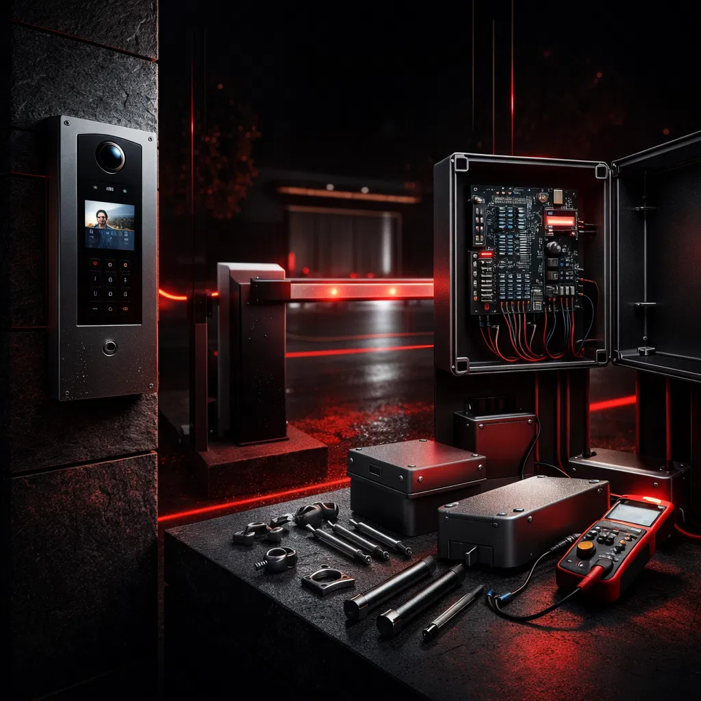 تركيب إنتركوم في النعيرية (فلل واستراحات + بوابات + حل ثابت)