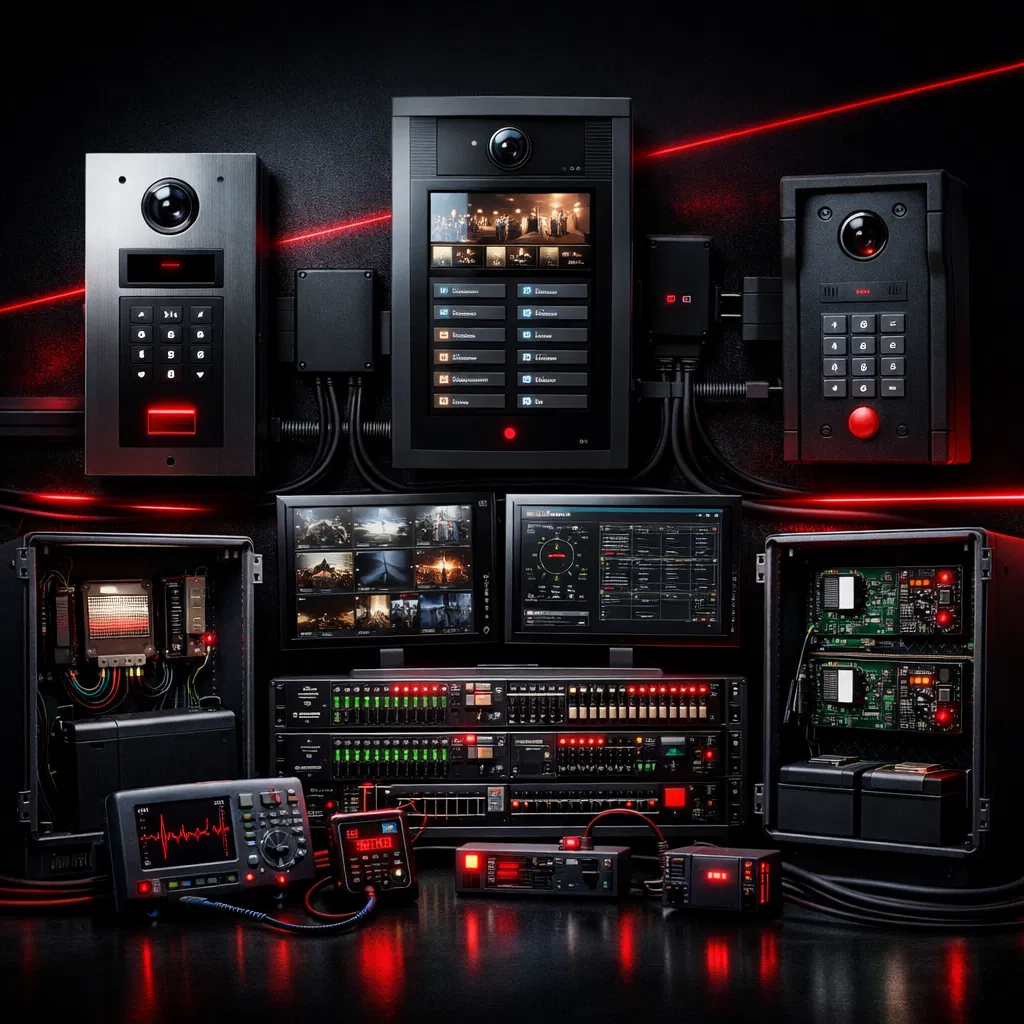 تركيب إنتركوم في حفر الباطن فلل وعمائر + بوابات + تشغيل ثابت