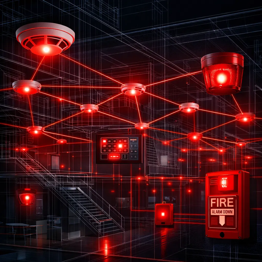 أنظمة الإنذار ضد الحريق والسرقة بالمنطقة الشرقية